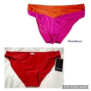 NWT•2 Large beautiful bathing suit bottoms
